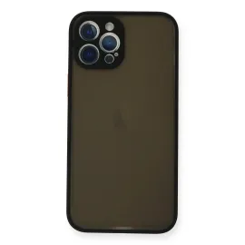 Newface Iphone 12 Pro Max Kılıf Montreal Silikon Kapak - Siyah