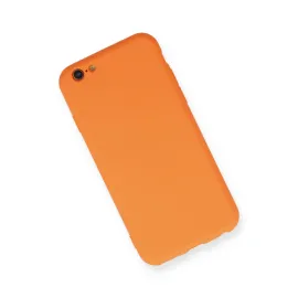 Newface Iphone 6 Kılıf Nano Içi Kadife Silikon - Turuncu