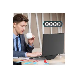 Newface Macbook Air 15 2024 Macbook Deri Kapak - Siyah