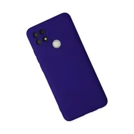 Newface Oppo A15 Kılıf Nano Içi Kadife Silikon - Mor