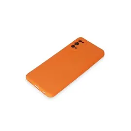 Newface Realme 7 Pro Kılıf Nano Içi Kadife Silikon - Turuncu