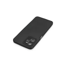 Newface Realme C35 Kılıf Loop Deri Silikon - Siyah