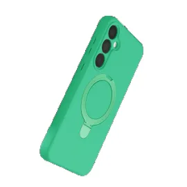 Newface Samsung Galaxy A35 5G Regal Magsafe Standlı Kapak - Yeşil