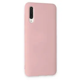 Newface Samsung Galaxy A50 Kılıf Nano Içi Kadife  Silikon - Pudra