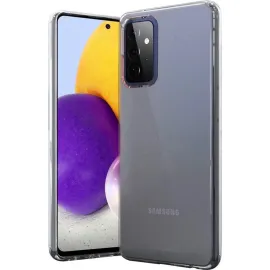 Newface Samsung Galaxy A72 Kılıf Lüx Şeffaf Silikon