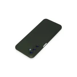 Newface Samsung Galaxy M14 5G Kılıf Nano Içi Kadife Silikon - Koyu Yeşil
