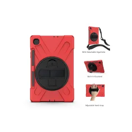 Newface Samsung Galaxy P610 Tab S6 Lite 10.4 Kılıf Amazing Tablet Kapak - Kırmızı