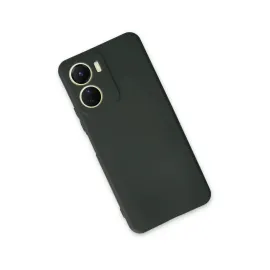 Newface Vivo Y16 Kılıf First Silikon - Koyu Yeşil