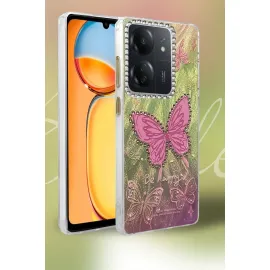 Newface Xiaomi Redmi 13C Kılıf Blade Aynalı Desenli Kapak - Desen 6