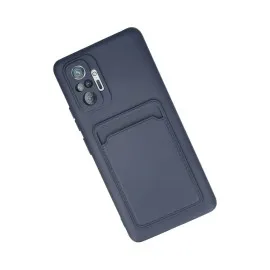 Newface Xiaomi Redmi Note 10 Pro Kılıf Kelvin Kartvizitli Silikon - Lacivert