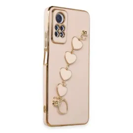 Newface Xiaomi Redmi Note 12 Pro 4G Kılıf Esila Silikon - Pudra