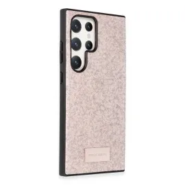 Onegif Samsung Galaxy S24 Ultra Bright Simli Kapak - Pembe