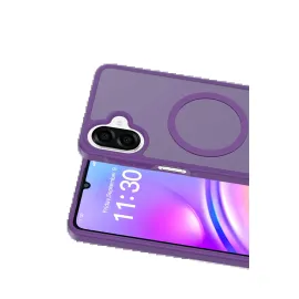 Joko Samsung Galaxy A07 Jota Magsafe Kapak - Derin Mor