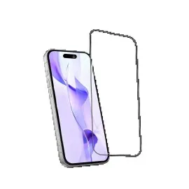 Newface Apple Iphone 15 Pro Bilvis 5In1 3D Magic Cam Ekran Koruyucu - Siyah