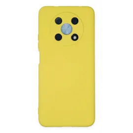 Newface Huawei Nova Y90 Kılıf Nano Içi Kadife Silikon - Sarı