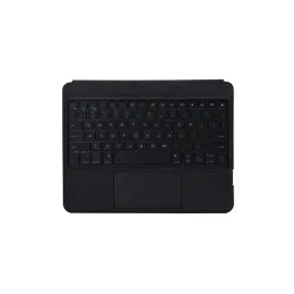 Newface T5209D iPad Pro 12.9 (2021) Kılıf İnter Ledli Klavyeli Tablet Kılıfı - Siyah