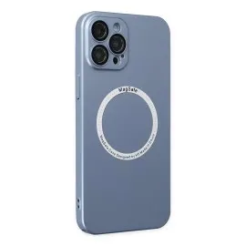 Newface Iphone 12 Pro Kılıf Jack Magneticsafe Lens Silikon - Sierra Blue