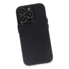 Newface Iphone 13 Pro Max Kılıf Luko Lens Silikon - Siyah