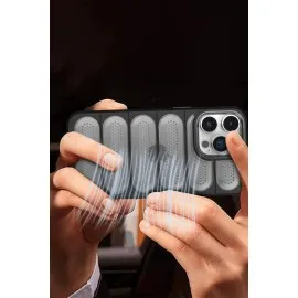 Newface Iphone 14 Pro Max Kılıf Airmax Silikon Kapak - Siyah