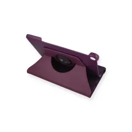 Newface Lenovo Tab M10 Tb328Fu Kılıf 360 Tablet Deri Kılıf - Mürdüm