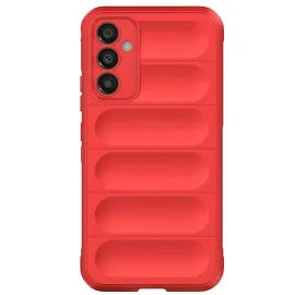 Newface Samsung A56 Kılıf Optimum Silikon - Kırmızı