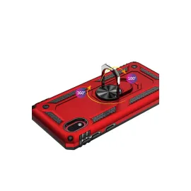 Newface Samsung Galaxy A01 Core Kılıf Sofya Yüzüklü Silikon Kapak - Lacivert