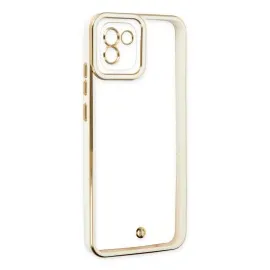 Newface Samsung Galaxy A03 Kılıf Liva Lens Silikon - Beyaz