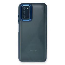 Newface Samsung Galaxy A03S Kılıf Dora Kapak - Mavi