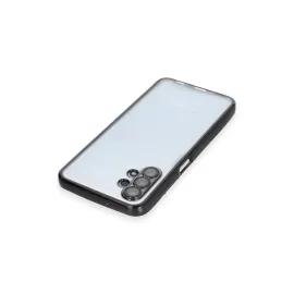 Newface Samsung Galaxy A13 4G Kılıf Razer Lensli Silikon - Siyah