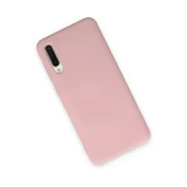 Newface Samsung Galaxy A50 Kılıf Nano Içi Kadife  Silikon - Pudra