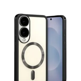 Newface Samsung Galaxy S25 Edge Kross Magneticsafe Kapak - Siyah