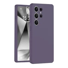 Newface Samsung Galaxy S25 Ultra Kılıf Nano Içi Kadife Silikon - Mor