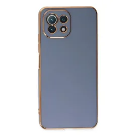 Newface Xiaomi Mi 11 Lite Kılıf Volet Silikon - Mavi