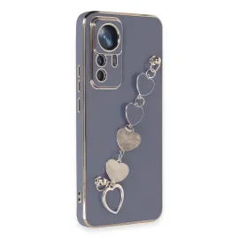 Newface Xiaomi Mi 12T Pro Kılıf Esila Silikon - Gri