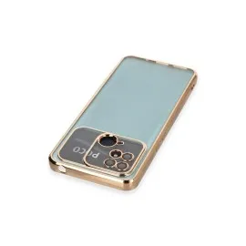 Newface Xiaomi Redmi 10C Kılıf Razer Lensli Silikon - Gold