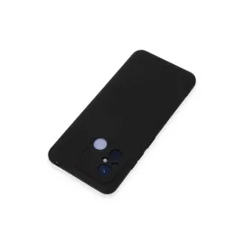 Newface Xiaomi Redmi 12C Kılıf Nano Içi Kadife Silikon - Siyah