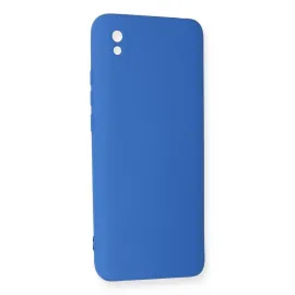 Newface Xiaomi Redmi 9A Kılıf Nano Içi Kadife Silikon - Mavi