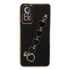 Newface Xiaomi Redmi Note 12 Pro 4G Kılıf Esila Silikon - Siyah