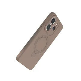 Newface Xiaomi Redmi Note 14 4G Regal Magsafe Standlı Kapak - Çöl Titanyum