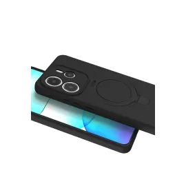 Newface Xiaomi Redmi Note 14 4G Regal Magsafe Standlı Kapak - Siyah