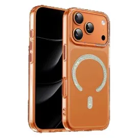 Joko Apple Iphone 17 Pro Tash Diamond Magsafe Kapak - Turuncu