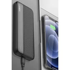 Lanex LP01 10.000 mAh 22.5W PD Hızlı Şarj Powerbank - Siyah