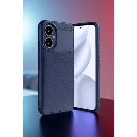 Newface Honor 400 Kılıf Auto Focus Karbon Kapak - Lacivert