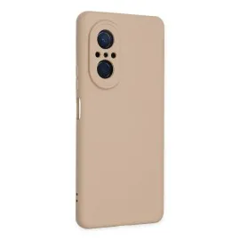 Newface Huawei Nova 9 Se Kılıf Nano Içi Kadife Silikon - Pudra