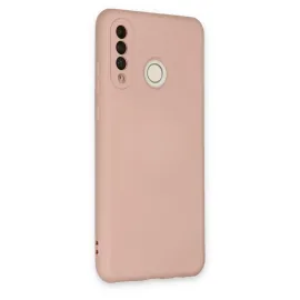 Newface Huawei P30 Lite Kılıf Nano Içi Kadife Silikon - Pudra