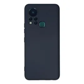 Newface İnfinix Hot 11S Kılıf Nano Içi Kadife Silikon - Lacivert