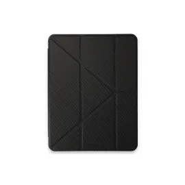 Newface iPad Pro 13 (2024) Kılıf Color Karbon Tablet Kılıfı - Siyah