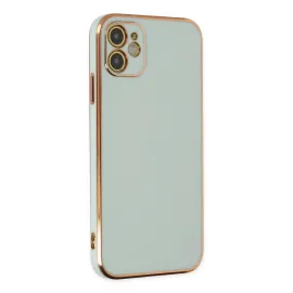 Newface Iphone 12 Kılıf Volet Silikon - Açık Yeşil