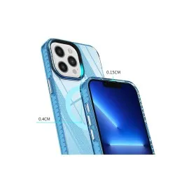 Newface Iphone 12 Pro Max Kılıf Beta Magneticsafe Silikon - Mavi