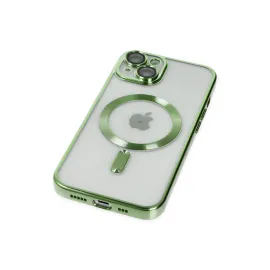 Newface Iphone 14 Kılıf Kross Magneticsafe Kapak - Koyu Yeşil